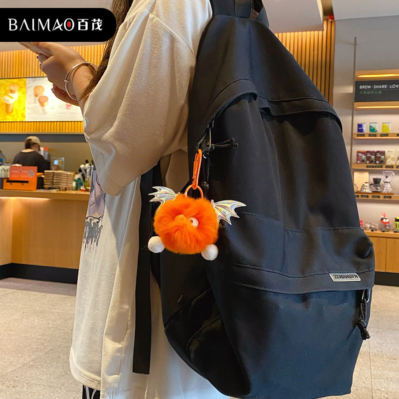 Wholesale Little Devil Plush Ball Keychain